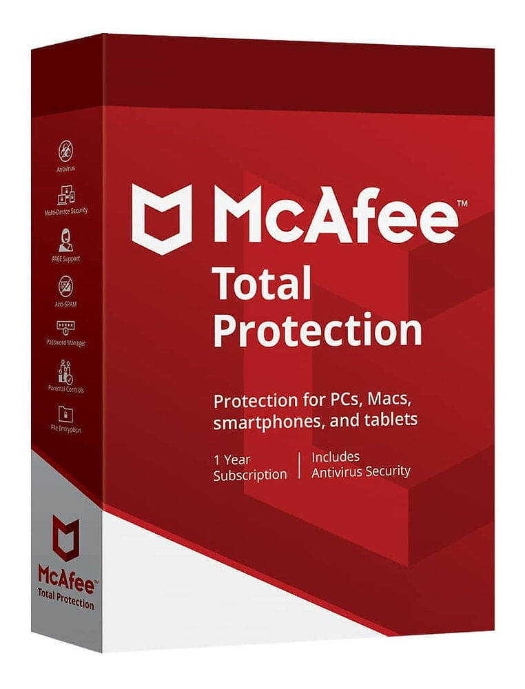 Mcafee Total Protection 10 Disp (Código Digital)