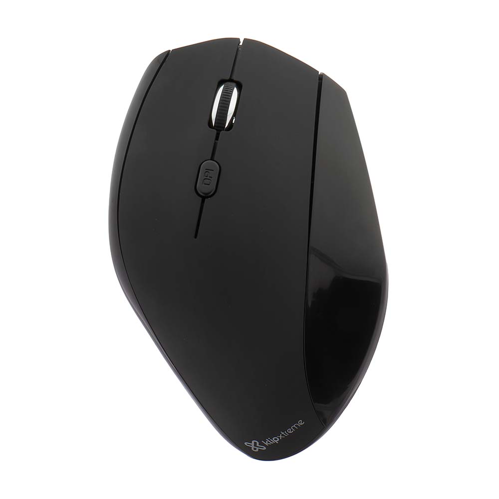Mouse Klip Xtreme inalámbrico vertical y ergonómico
