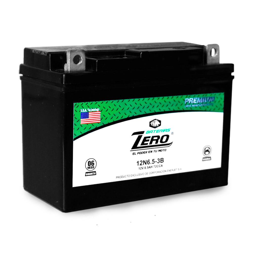 Batería zero premium libre Mant.12n6.5-3b